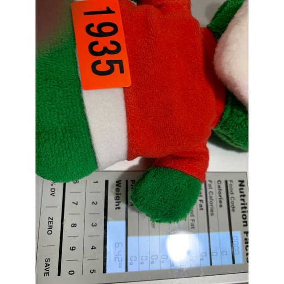 Toys R Us 2010 Mattel Sing A Ma Jigs Plush Doll Christmas Figure GREEN with Sant - Picture 11 of 11